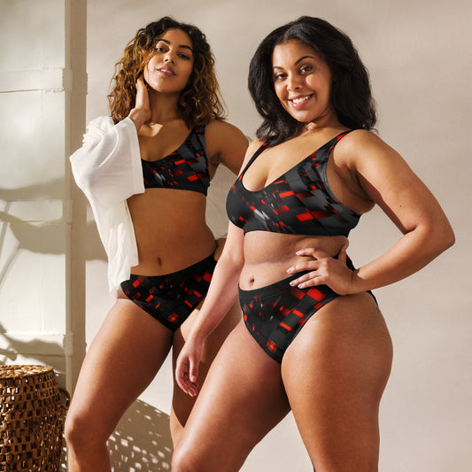 Magma Recycled high-waisted bikini