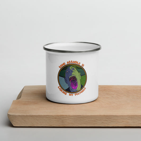 Peephole Enamel Mug