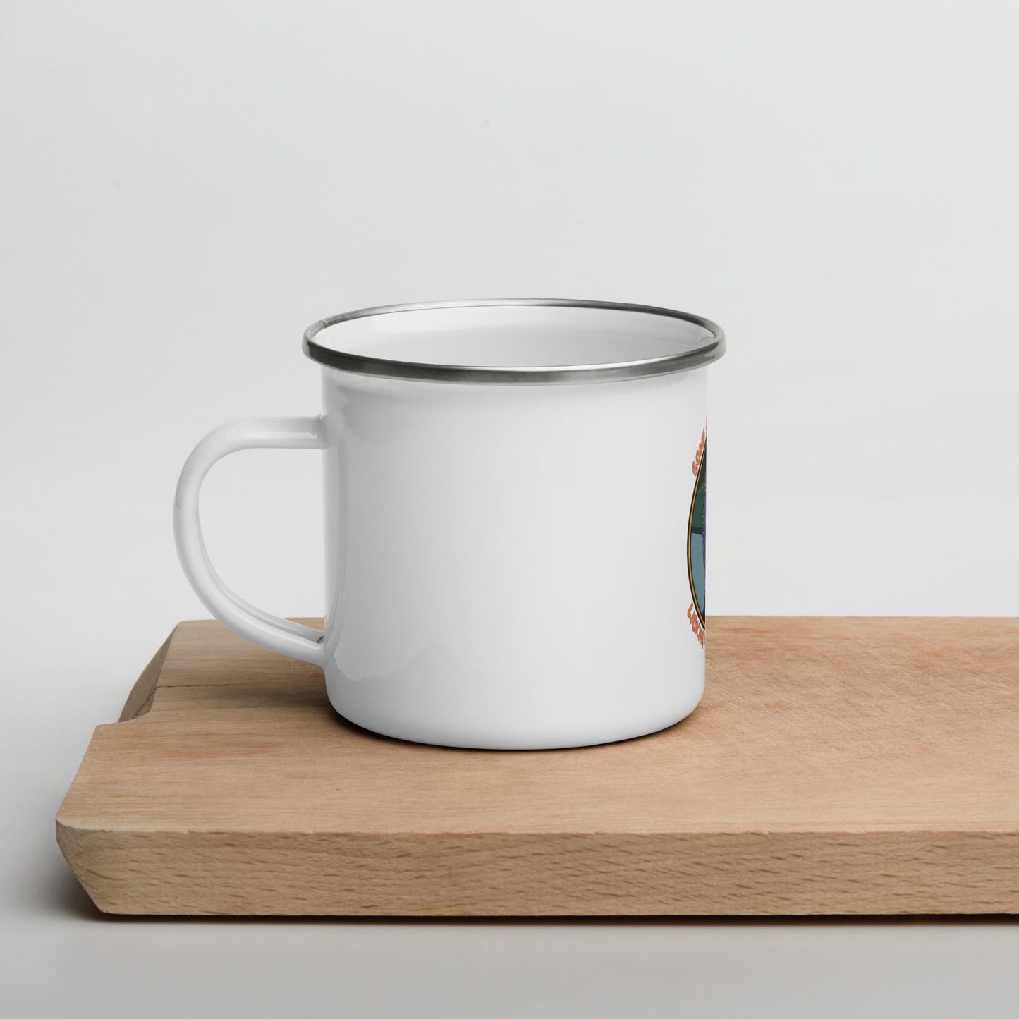 Peephole Enamel Mug