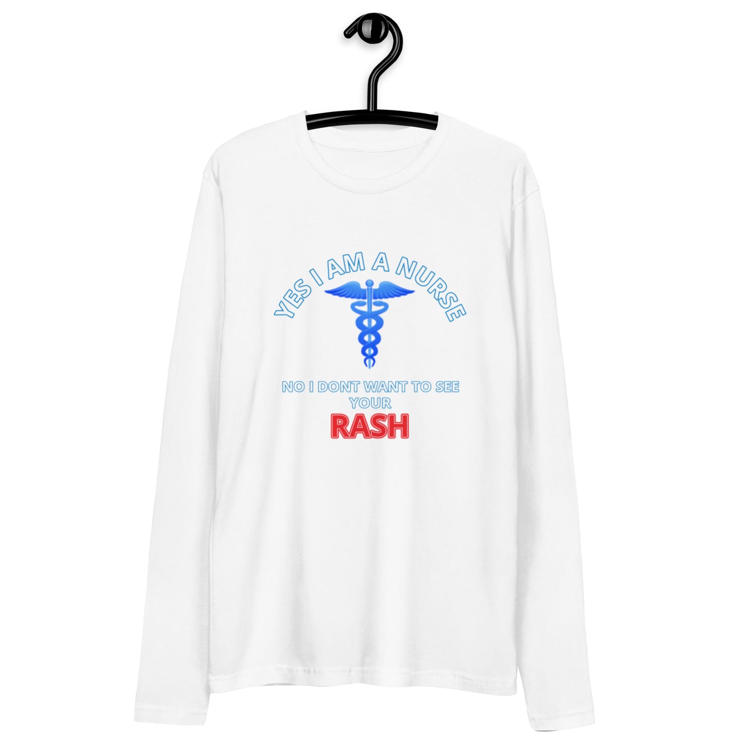 Nursing Rash Long Sleeve Fitted Crew