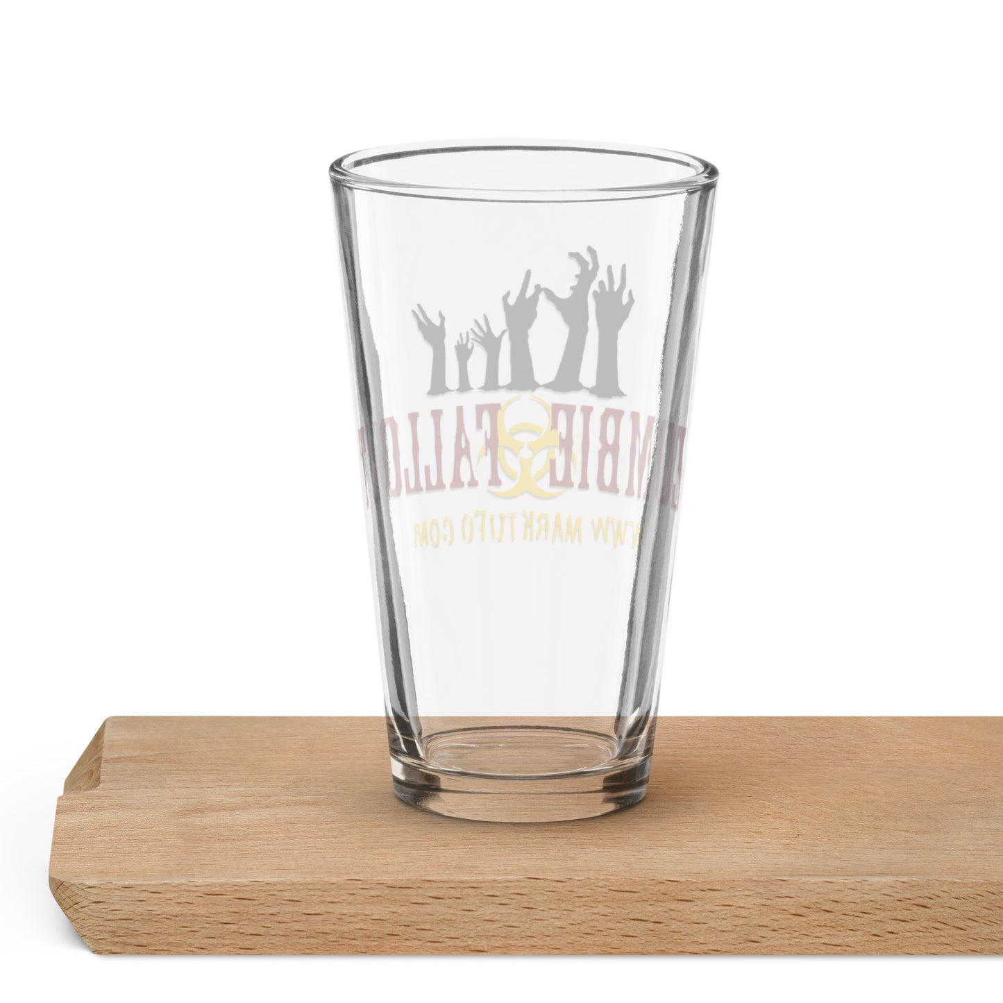 Zombie Fallout pint glass