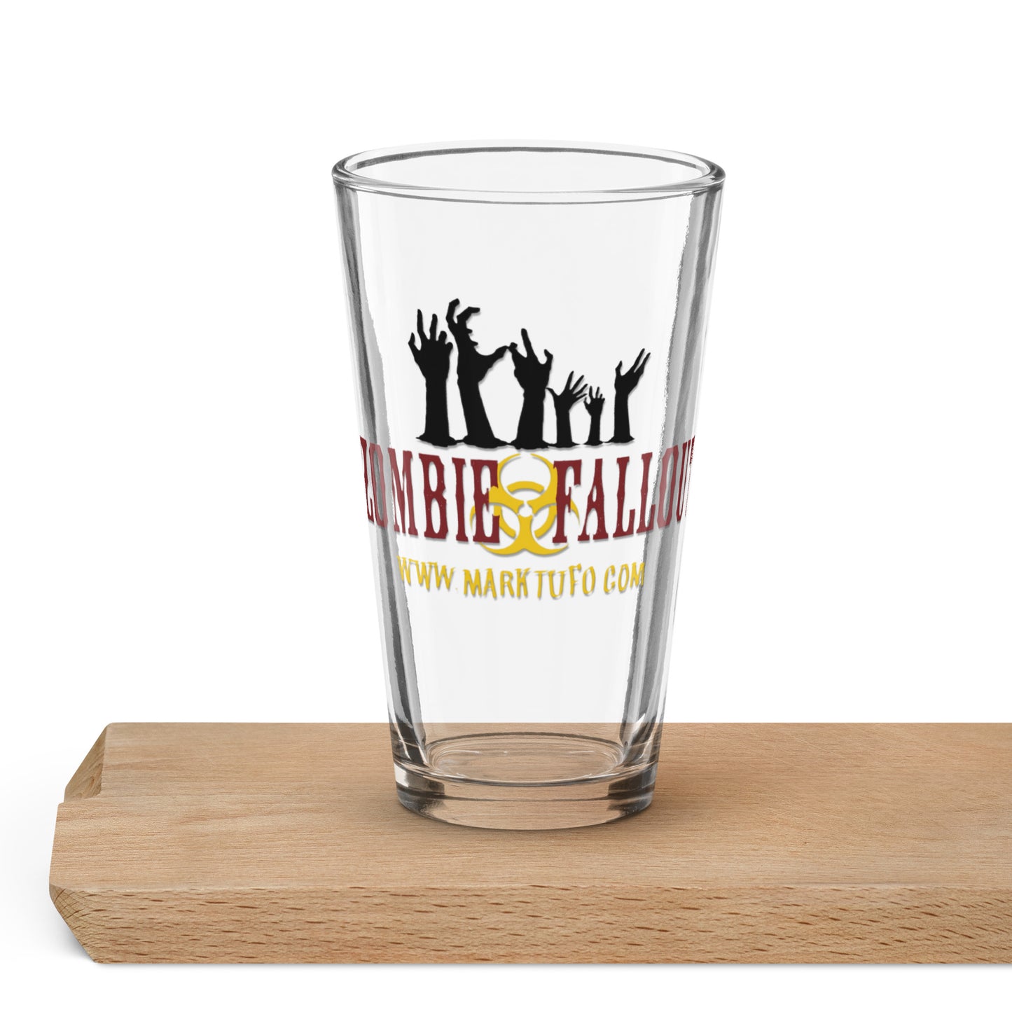 Zombie Fallout pint glass