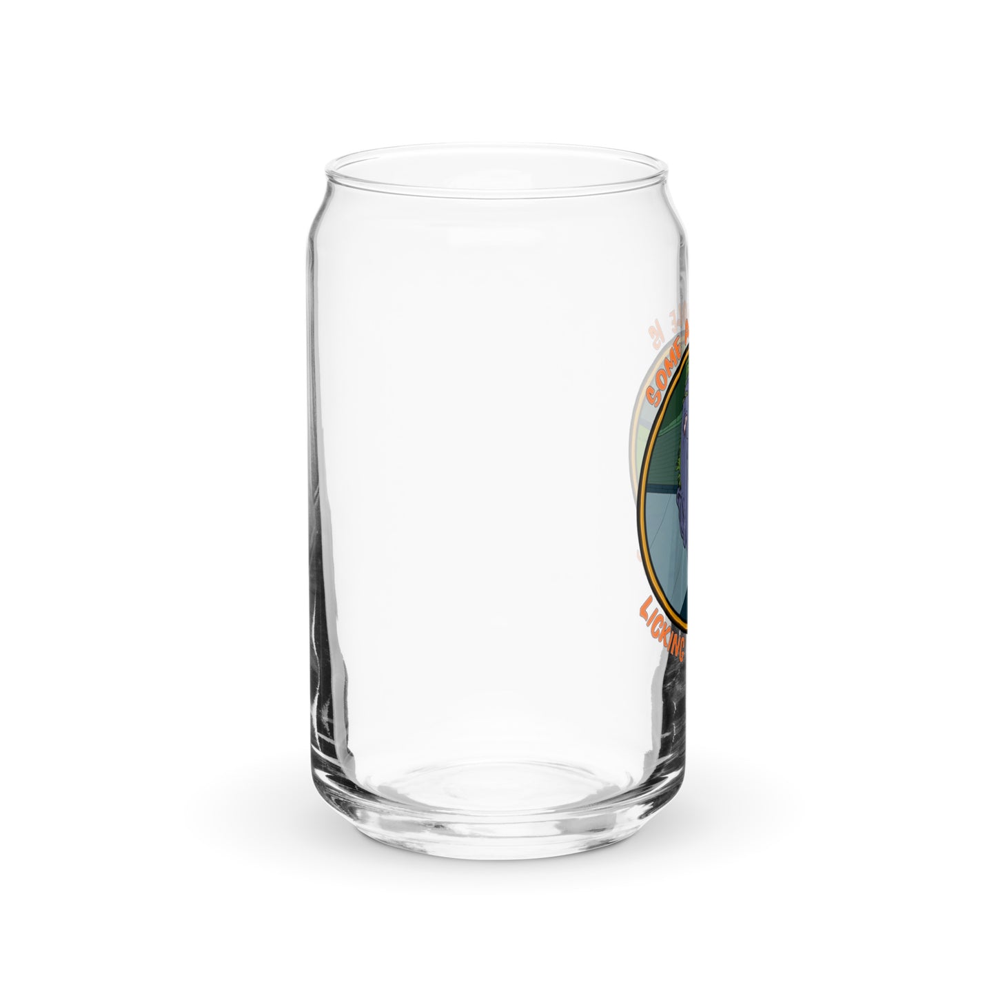 Peephole Can-shaped glass