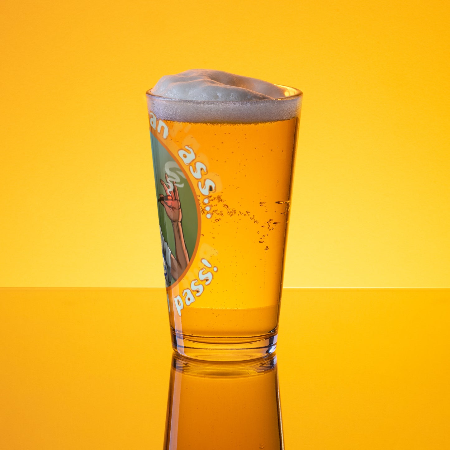 Trip's real beer glass