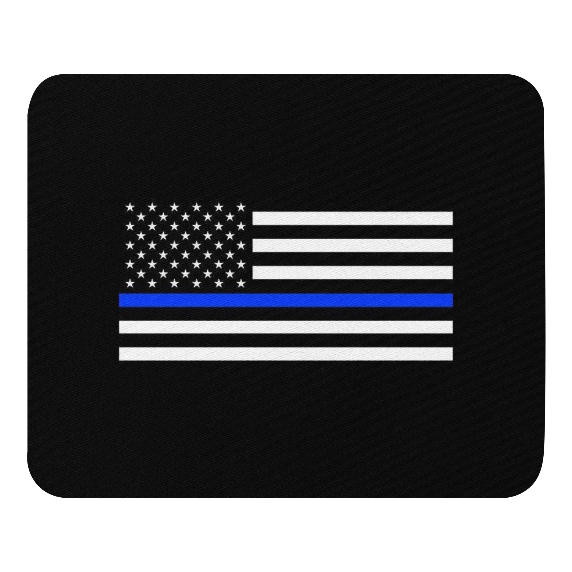 Thin Blue Line Mouse pad – Bufords Customs